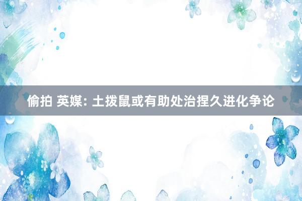 偷拍 英媒: 土拨鼠或有助处治捏久进化争论